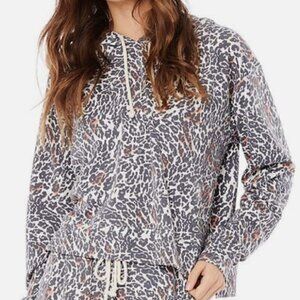 Saltwater Luxe | Leopard Print | Hoodie | Size:M